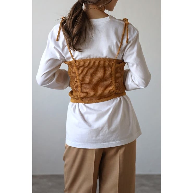 ドロストラメニットキャミ 77-003701 | BONJOUR SAGAN | 詳細画像8 