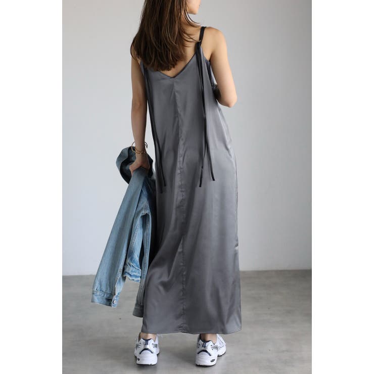 リバーシブルサテンキャミワンピース 77-004539 | BONJOUR SAGAN | 詳細画像11 