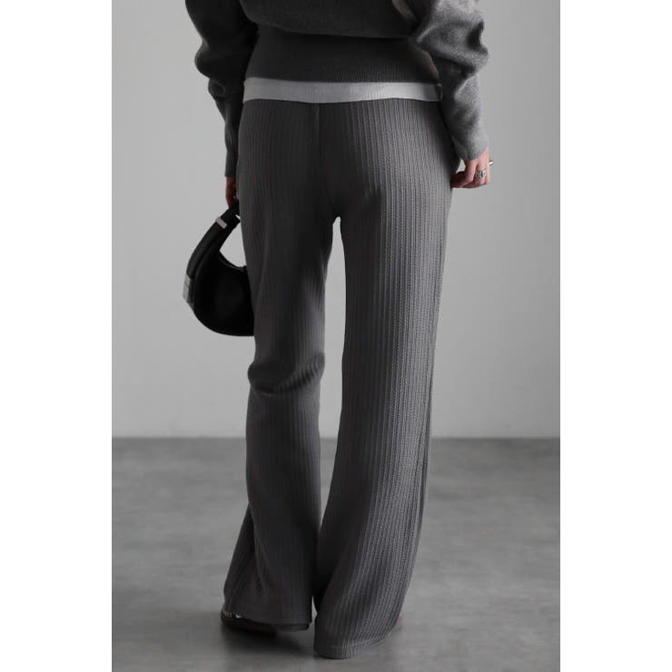 エンボスストライプイージーパンツ 77-004540 | BONJOUR SAGAN | 詳細画像2 