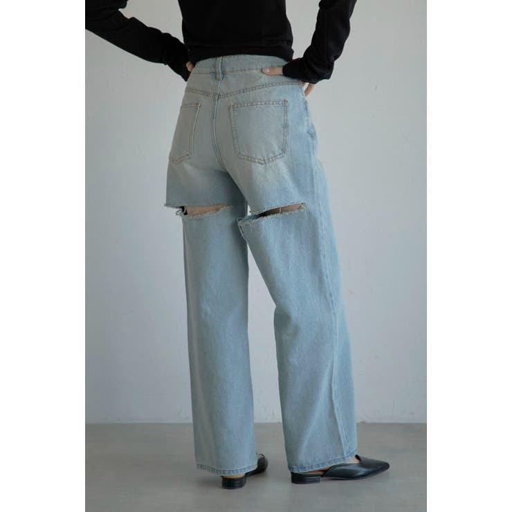 back damaged denim | BONJOUR SAGAN | 詳細画像10 