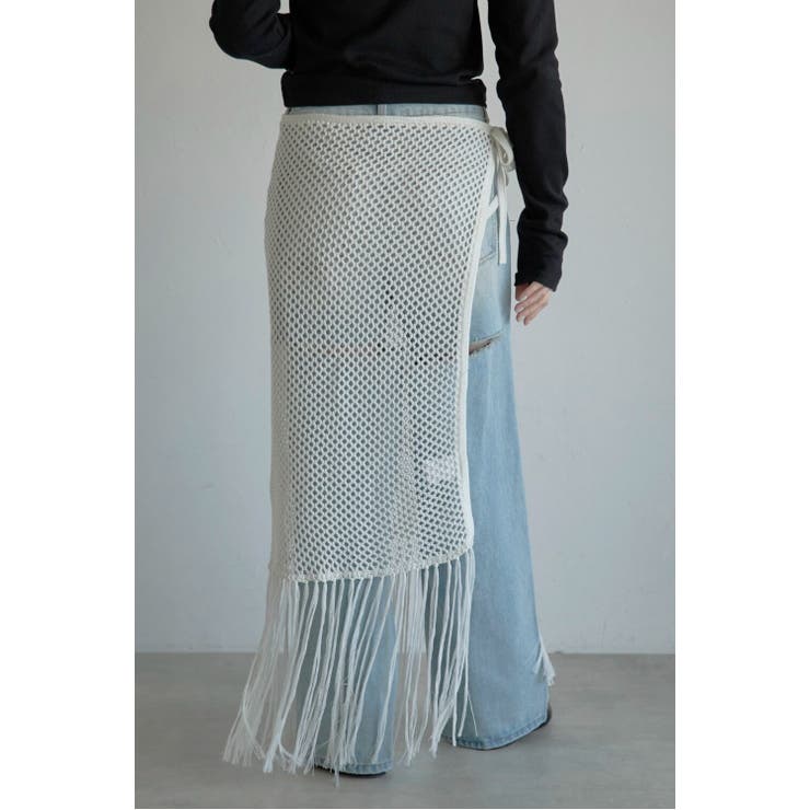 openwork knitted wrap | BONJOUR SAGAN | 詳細画像9 