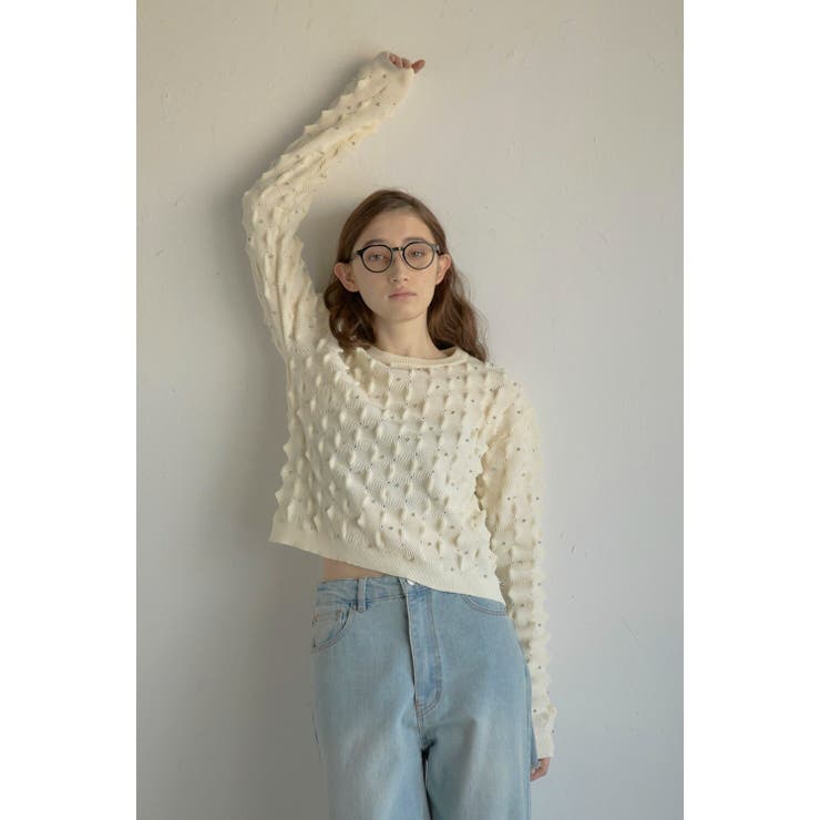 bumpy bijou knit | BONJOUR SAGAN | 詳細画像1 