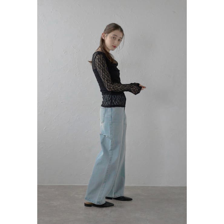 lace draped neck | BONJOUR SAGAN | 詳細画像7 