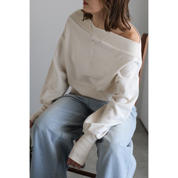 フィンガーホール付きオフショルスウェット 77-004620 | BONJOUR SAGAN | 詳細画像11 