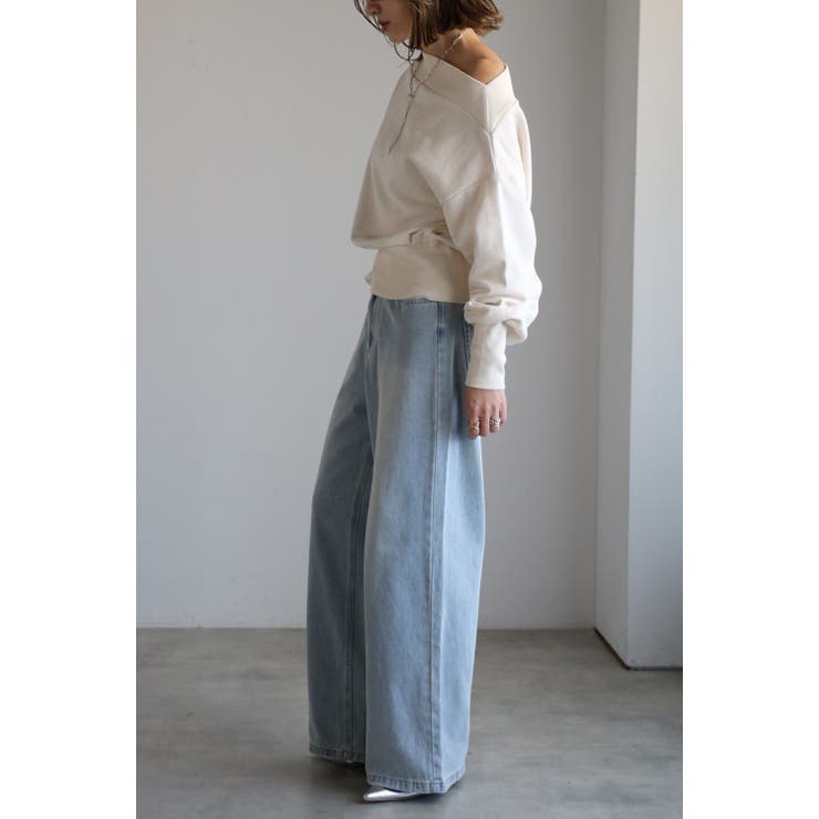 フィンガーホール付きオフショルスウェット 77-004620 | BONJOUR SAGAN | 詳細画像10 