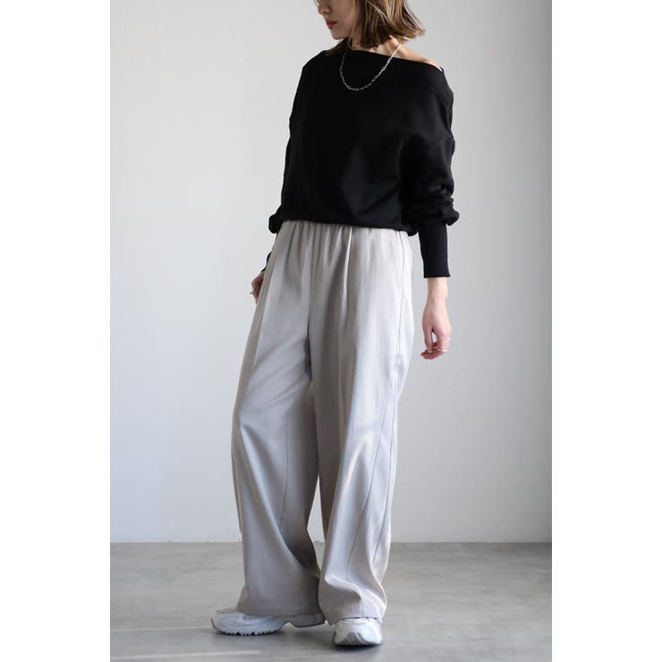 フィンガーホール付きオフショルスウェット 77-004620 | BONJOUR SAGAN | 詳細画像14 