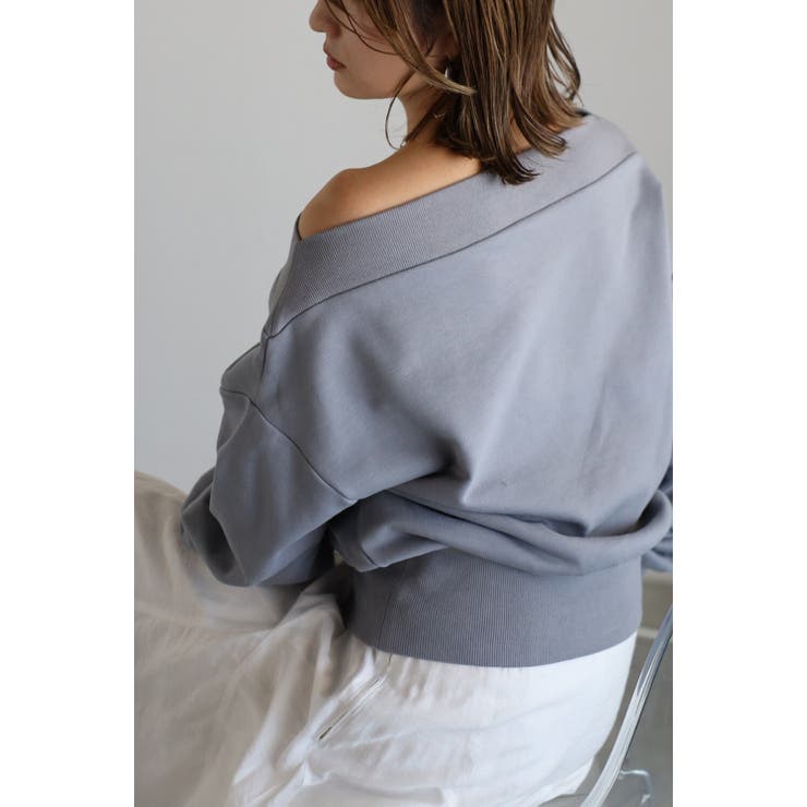 フィンガーホール付きオフショルスウェット 77-004620 | BONJOUR SAGAN | 詳細画像16 