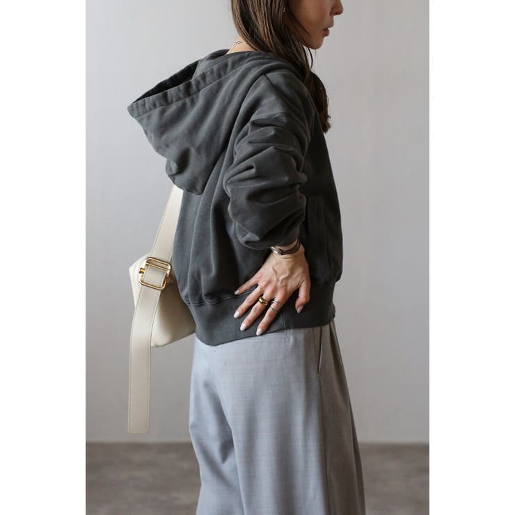 ダブルジップピグメントパーカー 77-004680 | BONJOUR SAGAN | 詳細画像2 