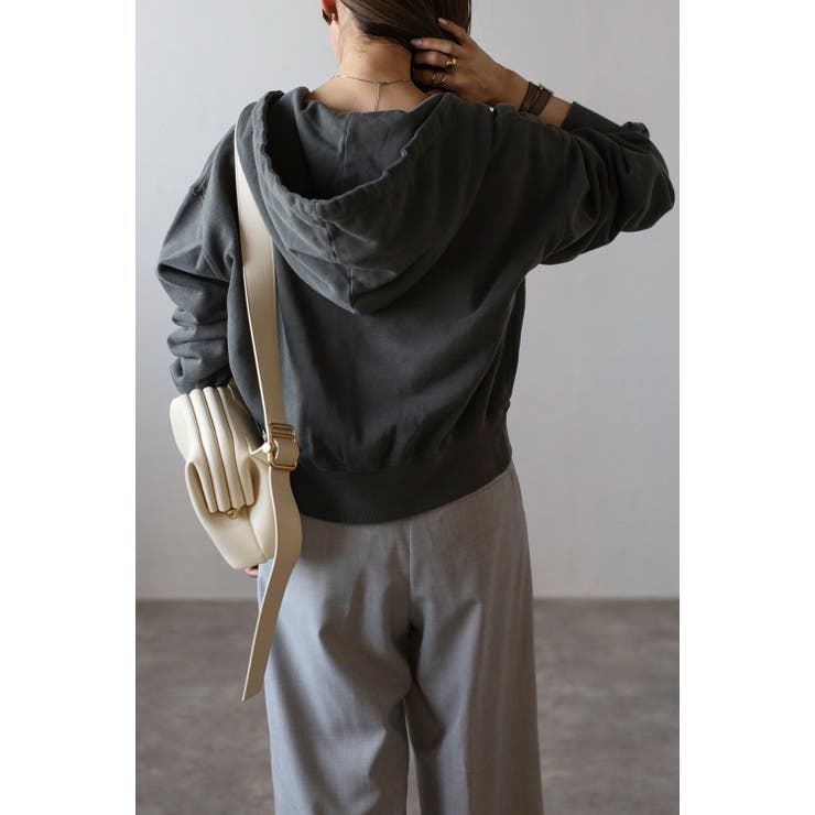 ダブルジップピグメントパーカー 77-004680 | BONJOUR SAGAN | 詳細画像3 