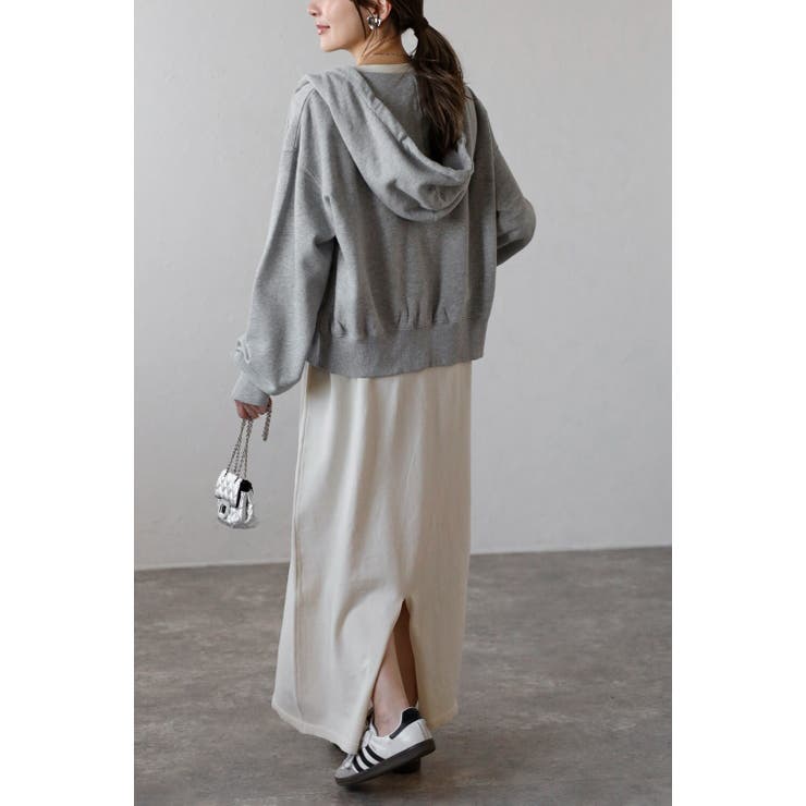 ダブルジップピグメントパーカー 77-004680 | BONJOUR SAGAN | 詳細画像8 