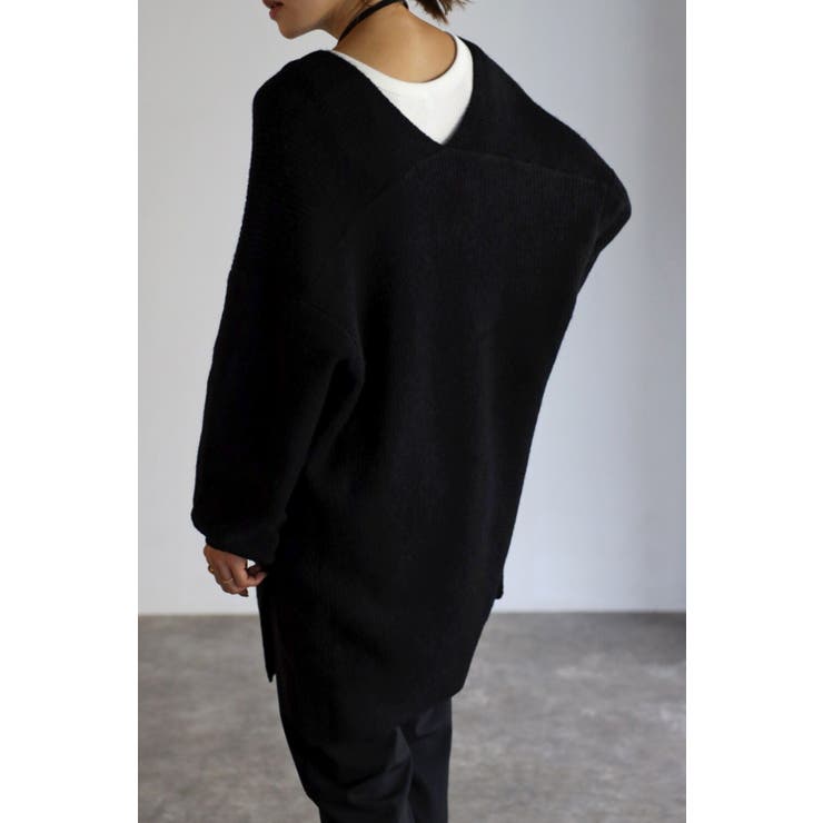 ディープVネックリブニット | BONJOUR SAGAN | 詳細画像12 