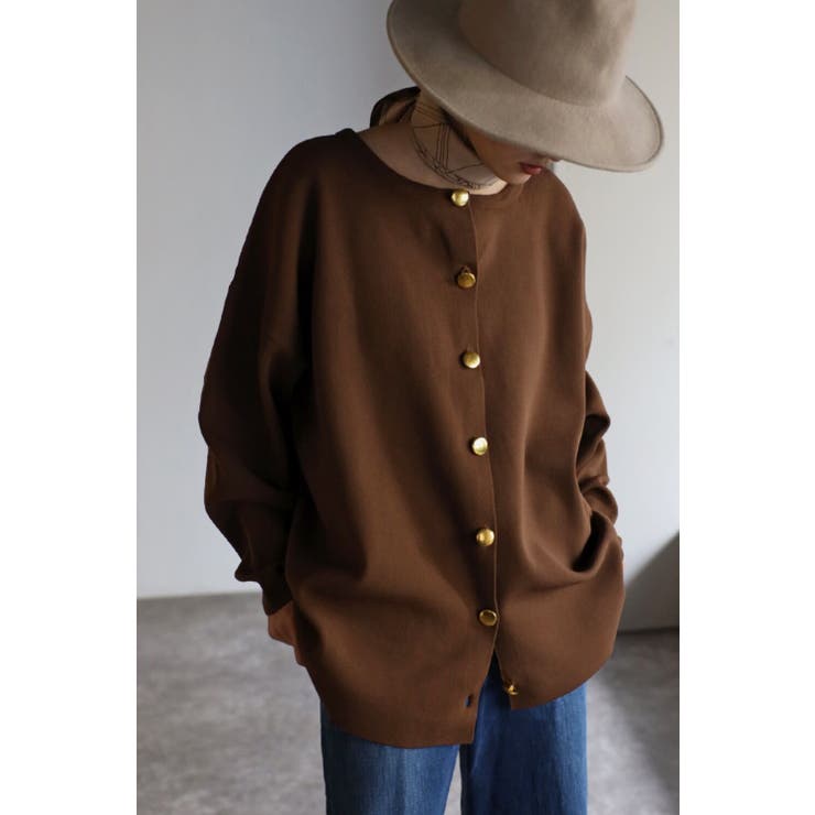 ダイバーニット金釦カーディガン | BONJOUR SAGAN | 詳細画像14 