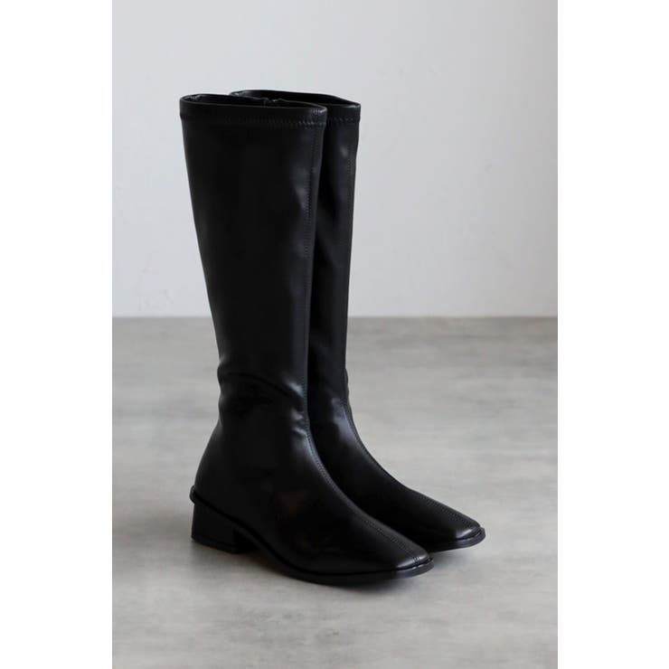 フェイクレザーローヒールロングブーツ 88-001653 | BONJOUR SAGAN | 詳細画像16 