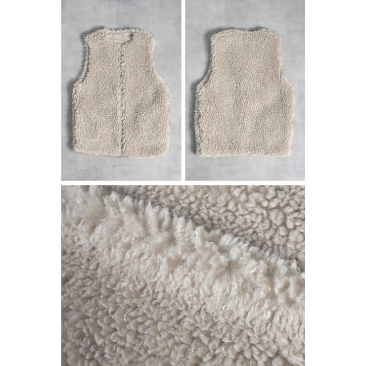 プードルファーロングベスト 88-003580 | BONJOUR SAGAN | 詳細画像16 