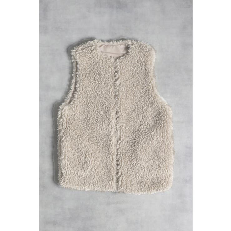 プードルファーロングベスト 88-003580 | BONJOUR SAGAN | 詳細画像17 