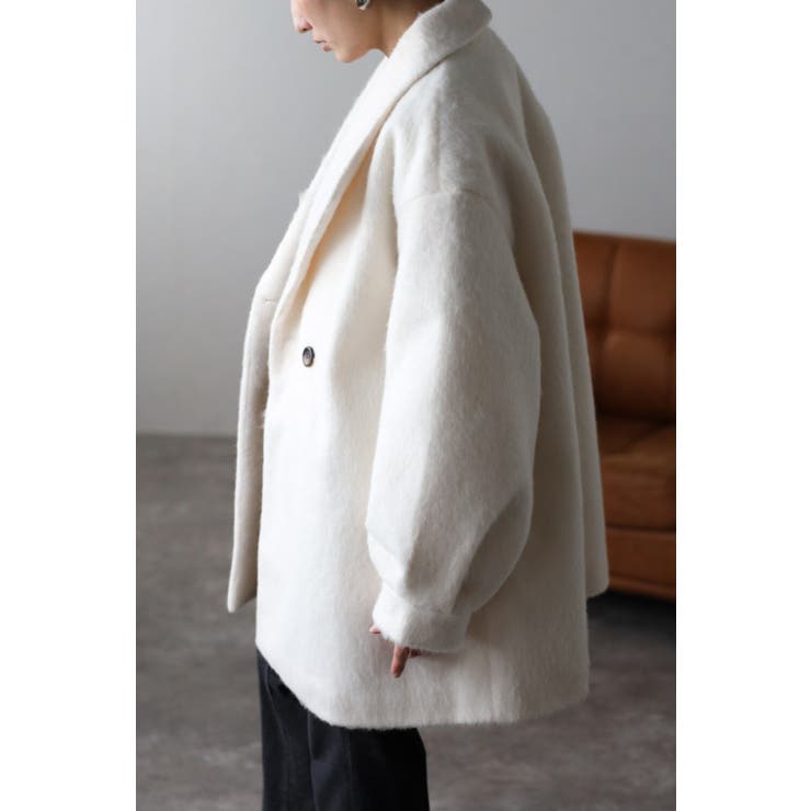 ニットシャギーミドルコート 88-003583/88-002569[品番：BLEW0008760