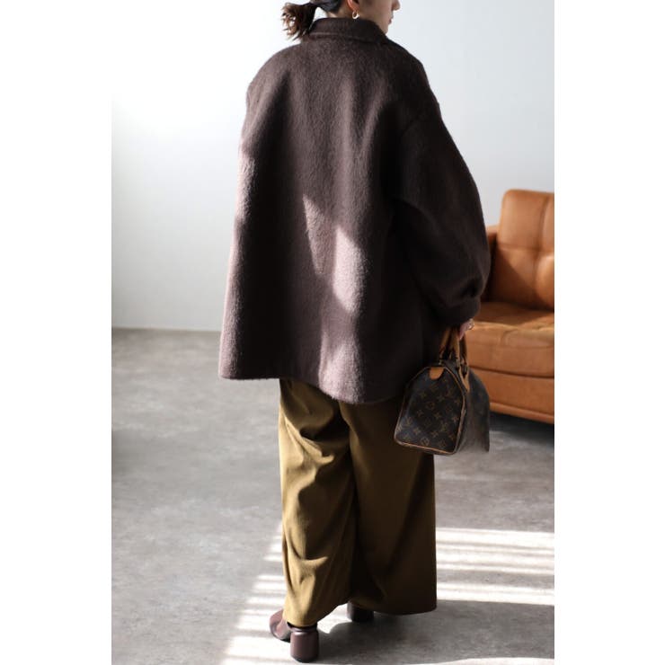 ニットシャギーミドルコート 88-003583/88-002569[品番：BLEW0008760 