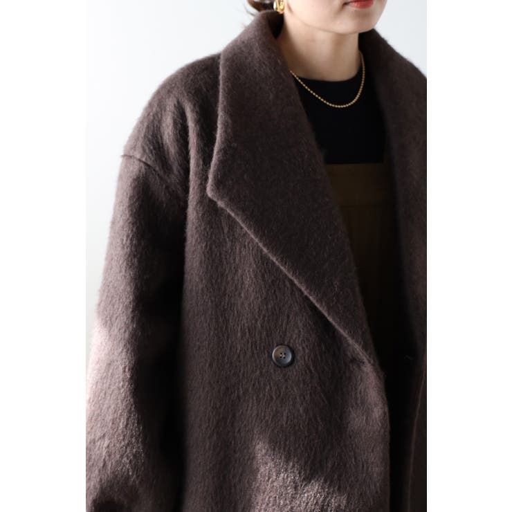 ニットシャギーミドルコート 88-003583/88-002569[品番：BLEW0008760