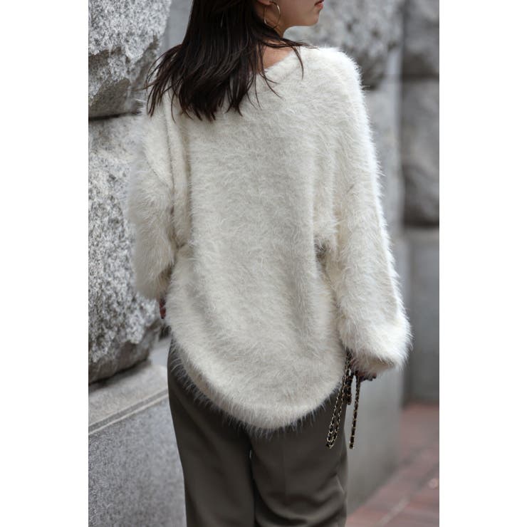 シャギーVネックニット 88-002620 | BONJOUR SAGAN | 詳細画像11 