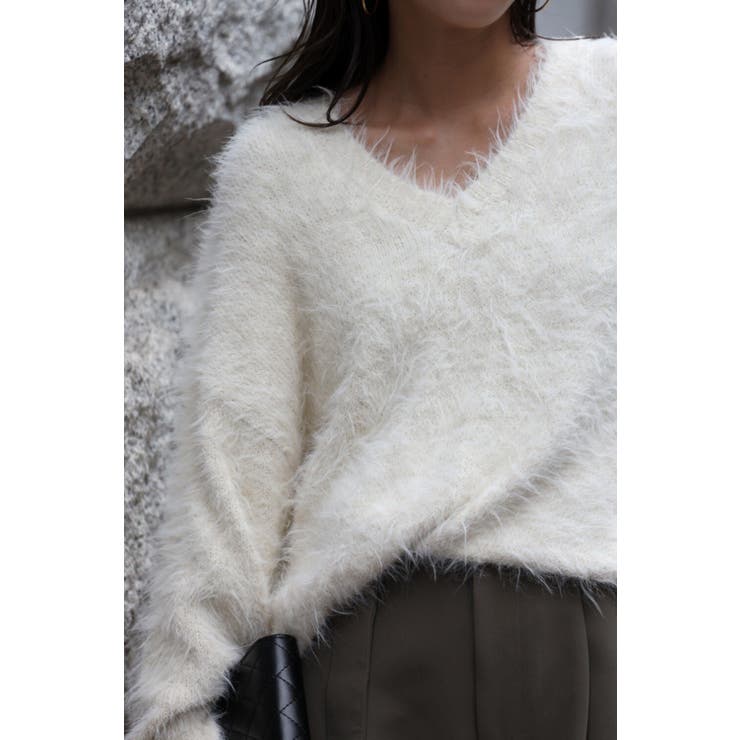 シャギーVネックニット 88-002620 | BONJOUR SAGAN | 詳細画像13 