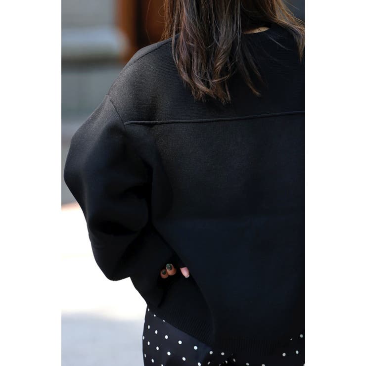 ランタンスリーブダイバーニット 88-003129/88-002621 | BONJOUR SAGAN | 詳細画像6 