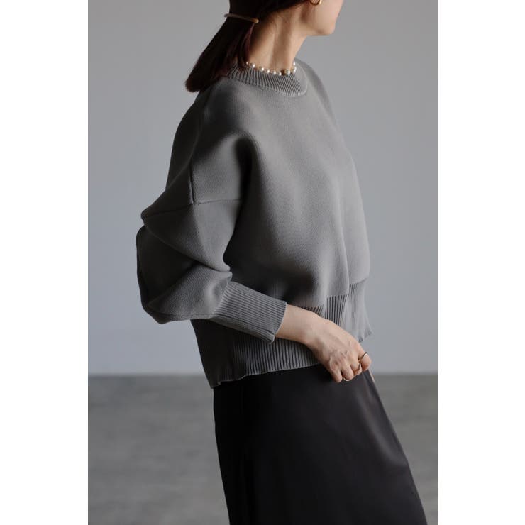 パールラウンドネックダイバーニット 88-003207/88-002624 | BONJOUR SAGAN | 詳細画像11 