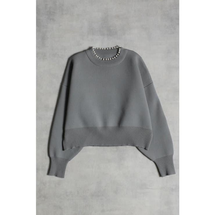 パールラウンドネックダイバーニット 88-003207/88-002624 | BONJOUR SAGAN | 詳細画像16 