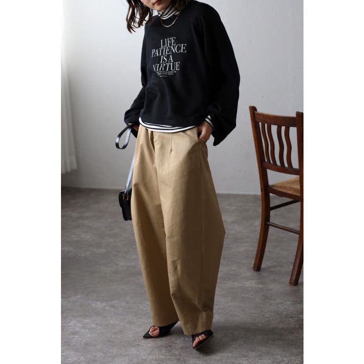 クロップドロゴスウェットプルオーバー 88-002728 | BONJOUR SAGAN | 詳細画像11 