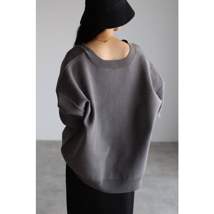 前後2WAYダイバーニットカーディガン 88-002753 | BONJOUR SAGAN | 詳細画像2 