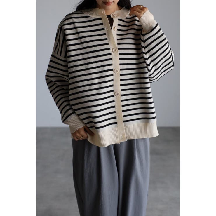 前後2WAYダイバーニットカーディガン 88-002753 | BONJOUR SAGAN | 詳細画像5 