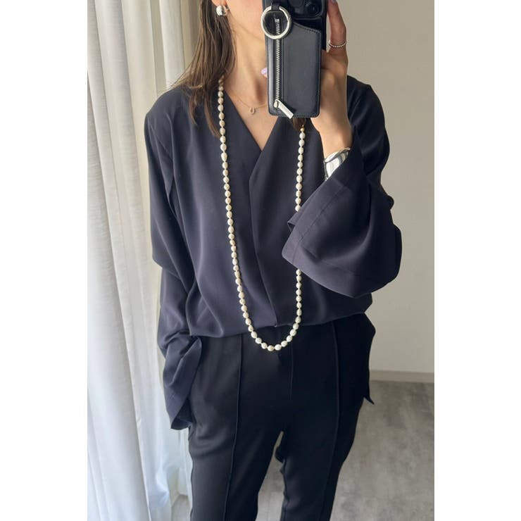 NAVY | スリットスリーブシャツジャケット 88-002789 | BONJOUR SAGAN