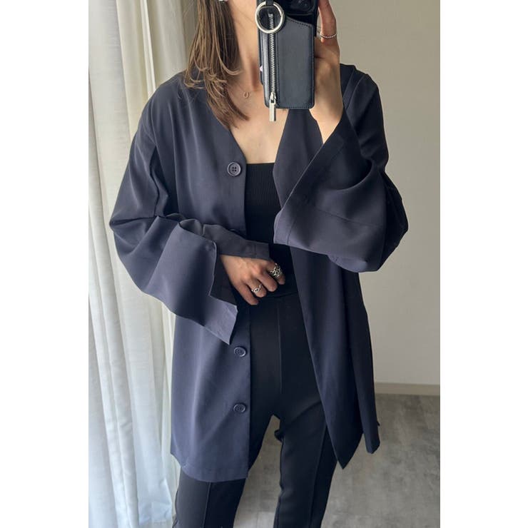 スリットスリーブシャツジャケット 88-002789 | BONJOUR SAGAN | 詳細画像4 