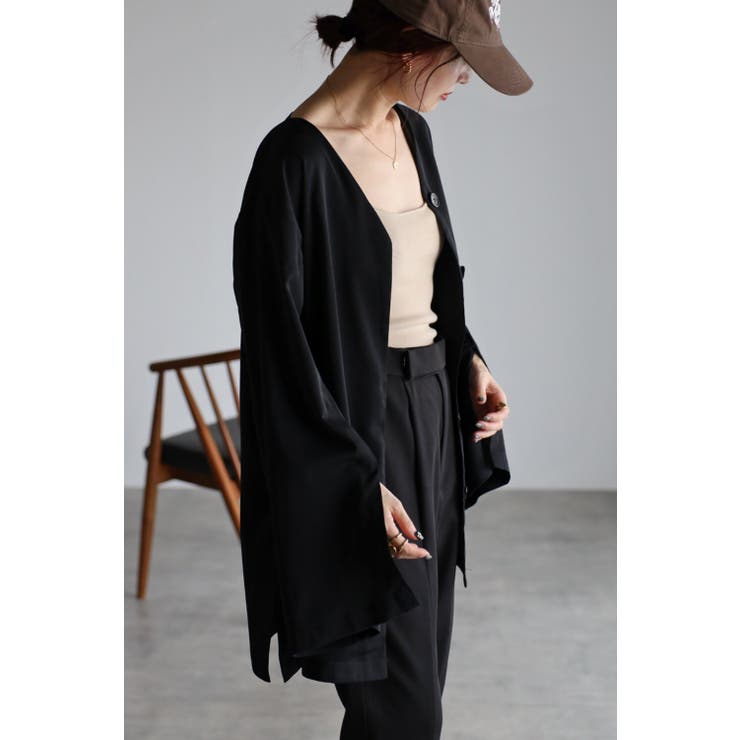 スリットスリーブシャツジャケット 88-002789 | BONJOUR SAGAN | 詳細画像8 