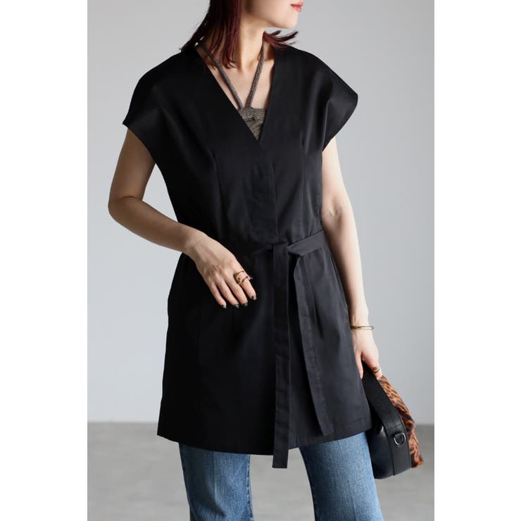 ウエストベルトVネックジレ 88-002790 | BONJOUR SAGAN | 詳細画像3 