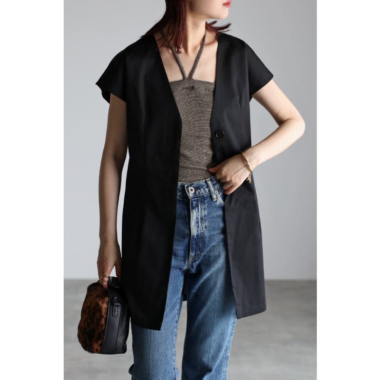 ウエストベルトVネックジレ 88-002790 | BONJOUR SAGAN | 詳細画像4 