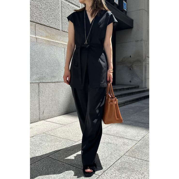 ウエストベルトVネックジレ 88-002790 | BONJOUR SAGAN | 詳細画像1 