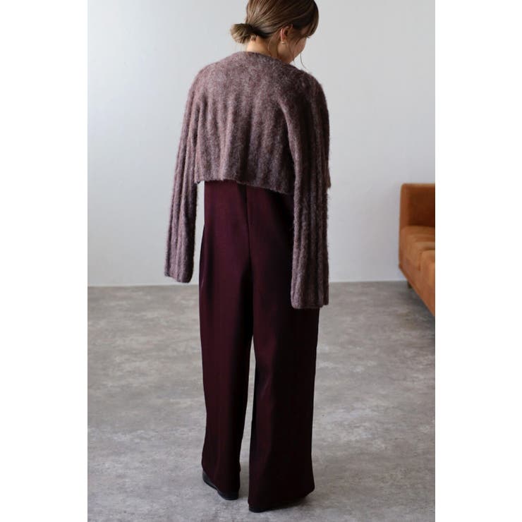 ワイドリブ金釦起毛クロップドカーディガン 88-002951 | BONJOUR SAGAN | 詳細画像9 