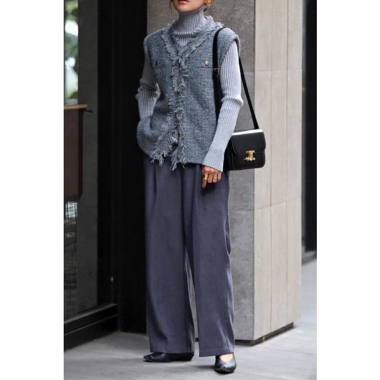 アゼフリンジニットベスト 88-003226/88-002960 | BONJOUR SAGAN | 詳細画像13 