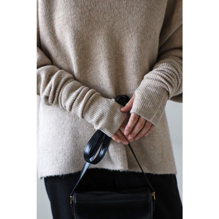 アームウォーマー付きVネックニット 88-003284/88-003033 | BONJOUR SAGAN | 詳細画像13 