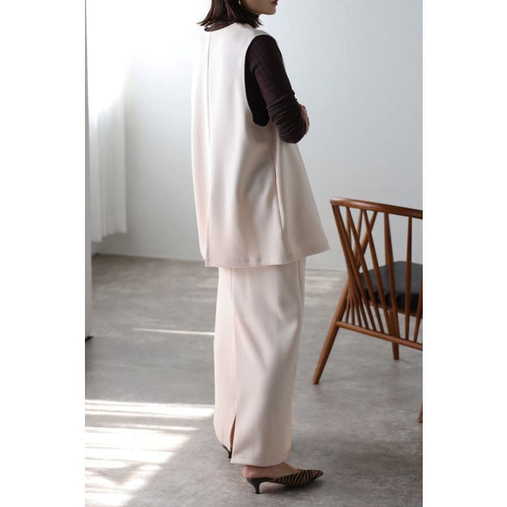 ジレ×Iラインスカート 88-003034 | BONJOUR SAGAN | 詳細画像10 