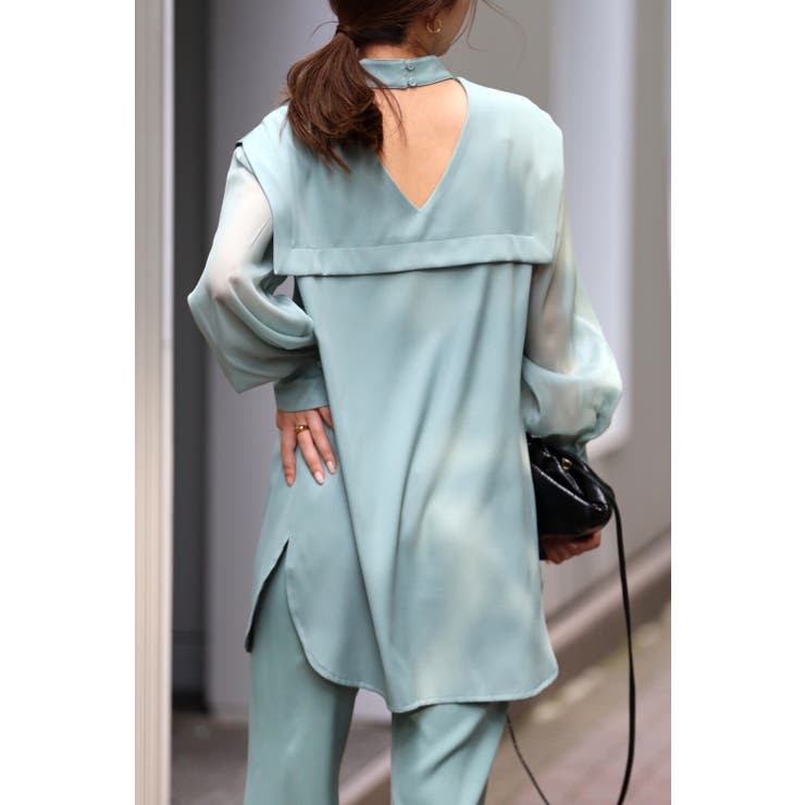 シアー袖パール付きブラウス 88-003037 | BONJOUR SAGAN | 詳細画像11 