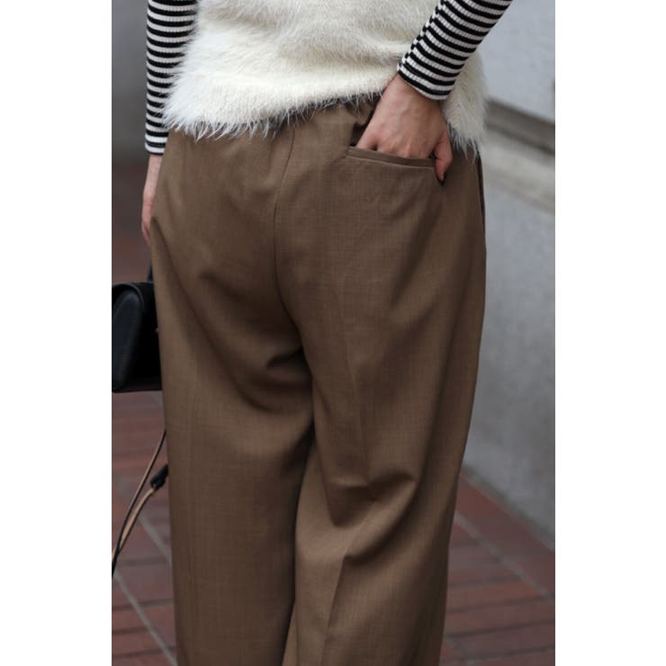 ブロードロールアップワイドパンツ 88-003057 | BONJOUR SAGAN | 詳細画像14 