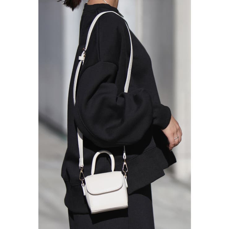 IVORY | スクエアミニ2WAYバッグ 88-003058 | BONJOUR SAGAN