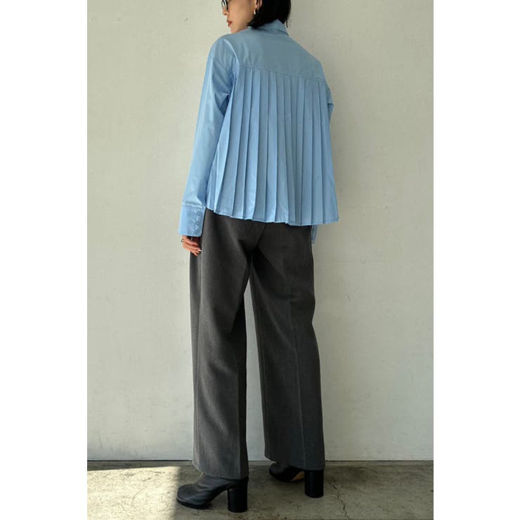 クロップド丈バックプリーツシャツ 88-003112 | BONJOUR SAGAN | 詳細画像6 