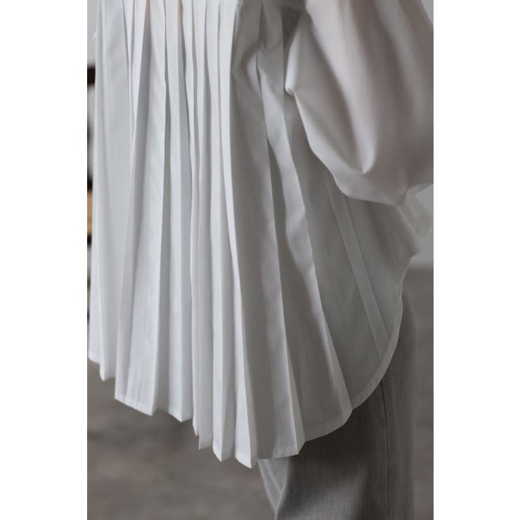 クロップド丈バックプリーツシャツ 88-003112 | BONJOUR SAGAN | 詳細画像14 