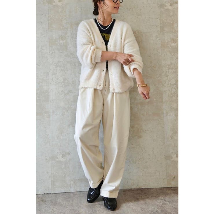 シャギーVネックカーディガン 88-003116 | BONJOUR SAGAN | 詳細画像10 