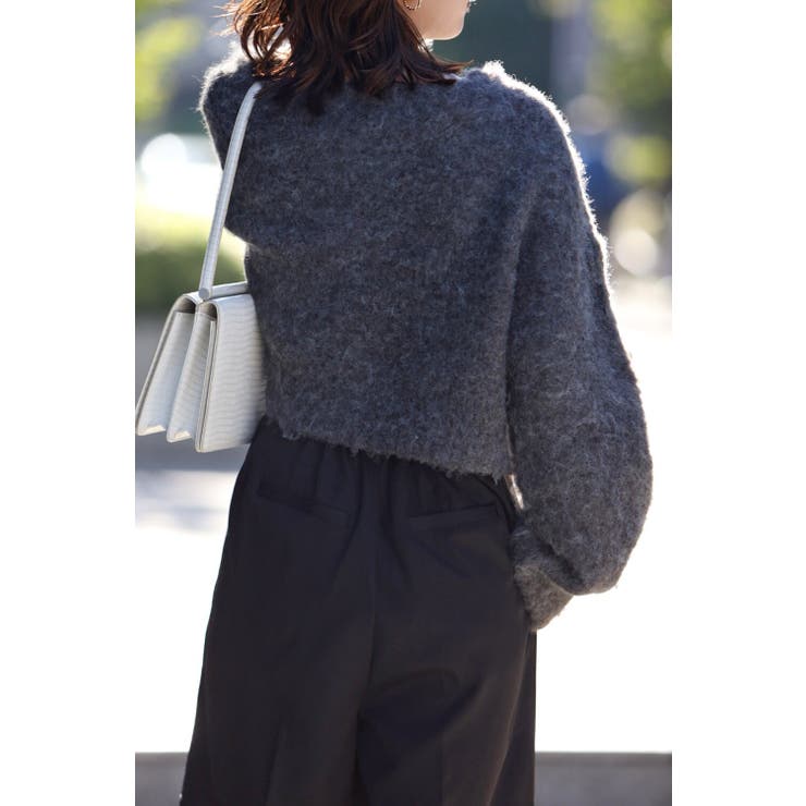 クロップドループヤーンニットカーディガン 88-003135 | BONJOUR SAGAN | 詳細画像5 