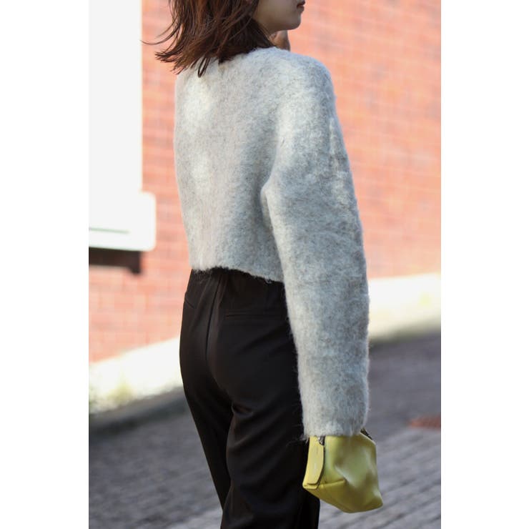 クロップドループヤーンニットカーディガン 88-003135 | BONJOUR SAGAN | 詳細画像11 