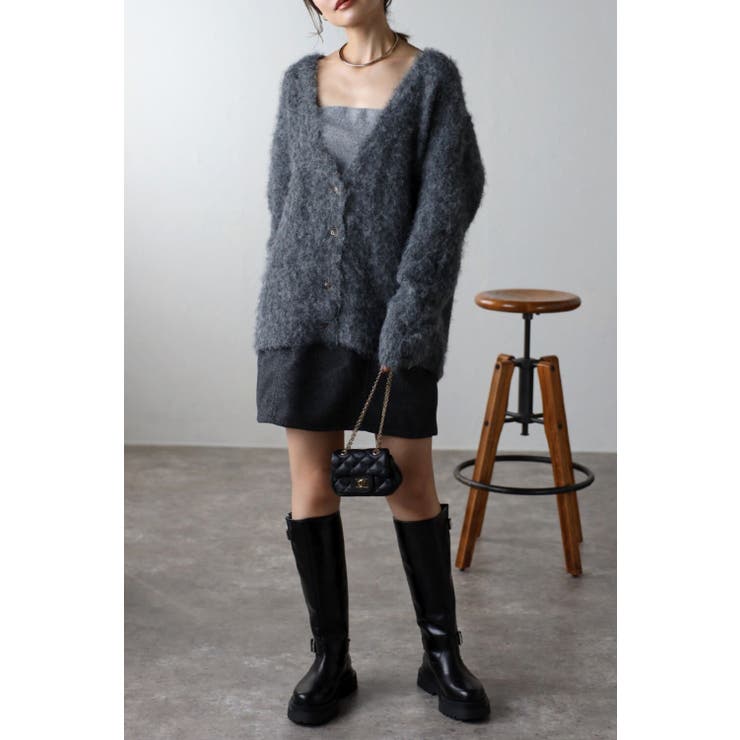 アルパカタッチディープVカーディガン 88-003150 | BONJOUR SAGAN | 詳細画像6 