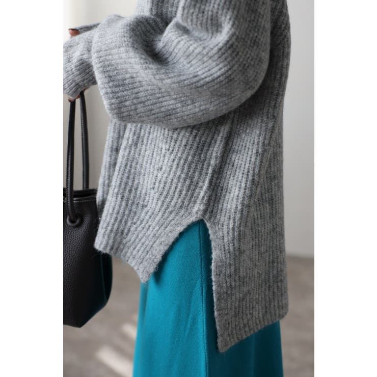 ウールタッチラウンドネックリブニット 88-003151 | BONJOUR SAGAN | 詳細画像6 